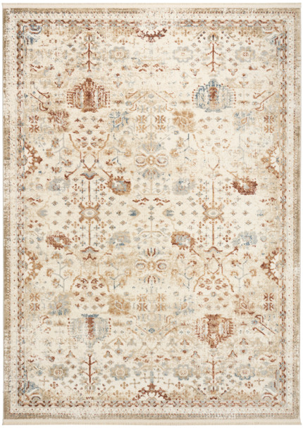 Nourison Pardis PRD01 Ivory Rust Rug
