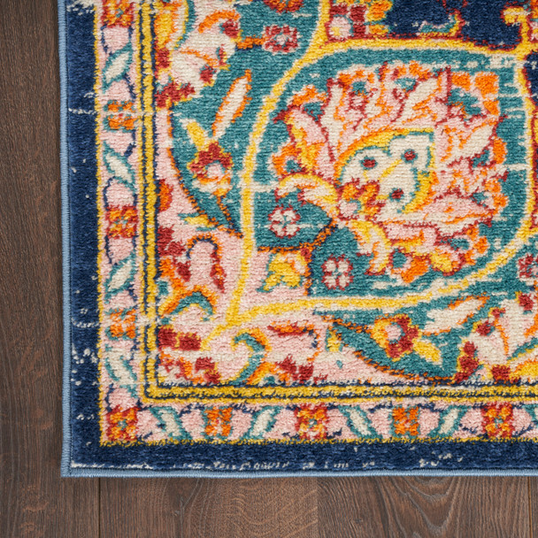 Nourison Passion PSN22 Navy Multicolor Rug