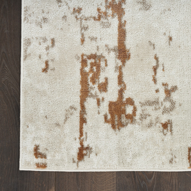 Nourison Quarry QUA01 Ivory Rust Rug