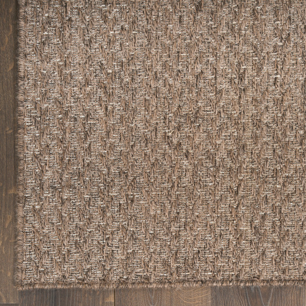Nourison Tulum TLM02 Brown Rug