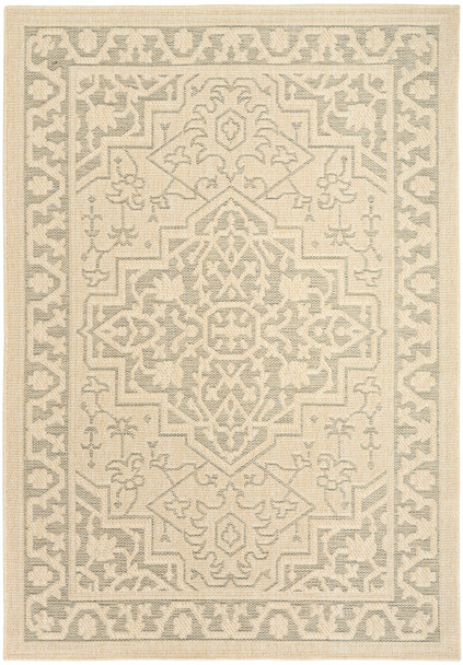 Nourison Tulum TLM05 Taupe Olive Rug