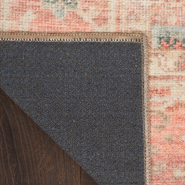 Nourison Vintage Washables VWS07 Coral Taupe Rug