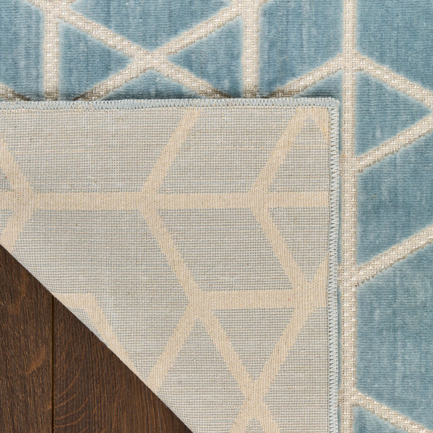 Nourison Washable Charm WCH01 Blue Ivory Rug