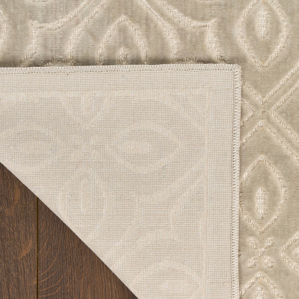 Nourison Washable Charm WCH03 Silver Ivory Rug