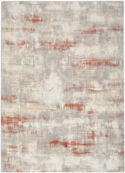 Nourison Calvin Klein CK950 Rush CK951 Ivory Multi Rug