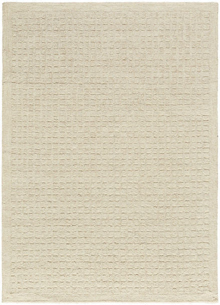 Nourison DKNY Pure Grids PGR01 Ivory Beige Rug