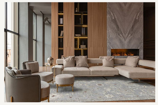 Kas Sophia 2401 Earl Grey Claudette Rug