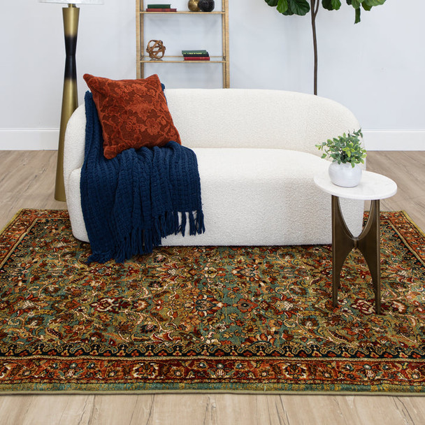 Karastan Spice Market 90662 50123 Tigris Aquamarine Rug