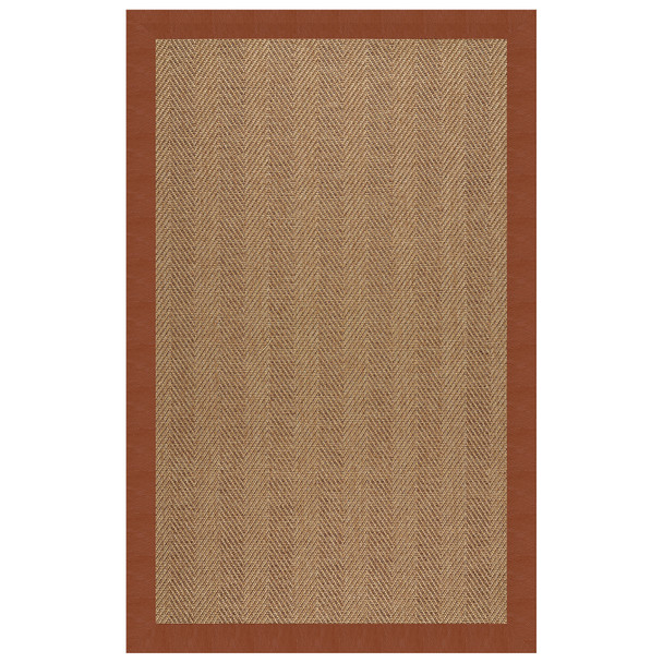 Capel Zelda-Herringbone 2091-742 Rusty Brown Rug