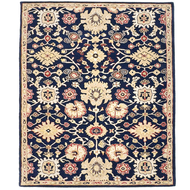Capel Pazyryk-Mahal 2606-475 Dk Blue Rug