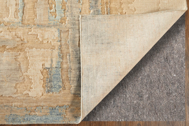 Feizy Jaxson 39Q0F Tan Brown Gray Area Rug