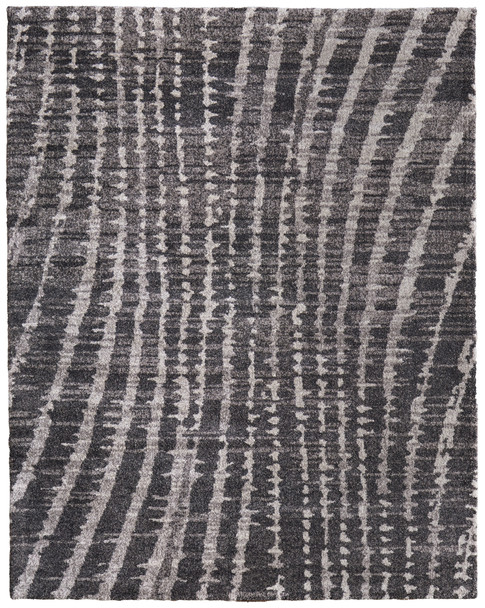 Feizy Skyview 39QDF Black Gray Ivory Area Rug