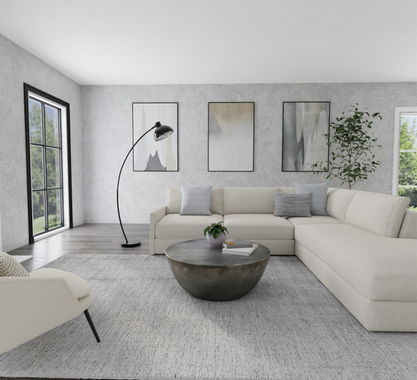 Feizy Freemont T8014 Gray Area Rug