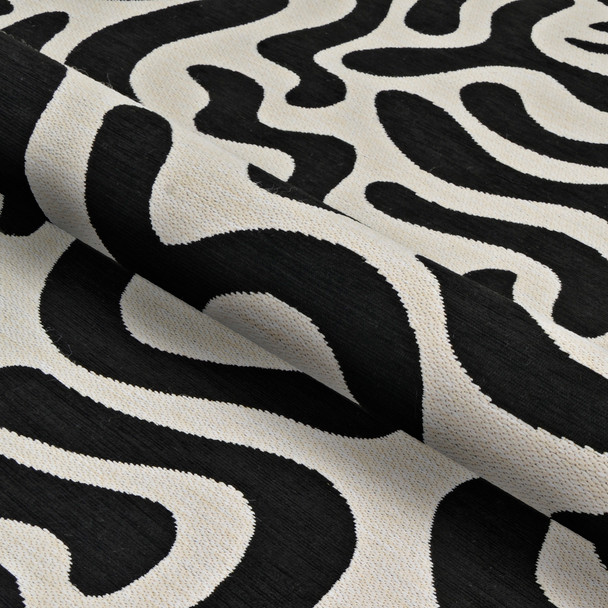 Couristan Castille 2912 1201 Graffiti Black White Rug