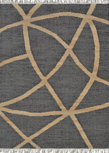 Couristan Cosmoros 5418 1601 Yoruba Black Rug