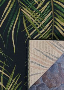 Couristan Dolce 7508 0010 Bamboo Forest Cool Onyx Rug