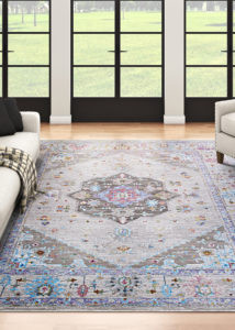 Couristan Gypsy AY30 0300 Safavid Bone Mocha Rug