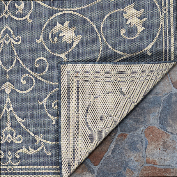 Couristan Palo Santo PS04 4001 Ensenada Pool Blue Rug