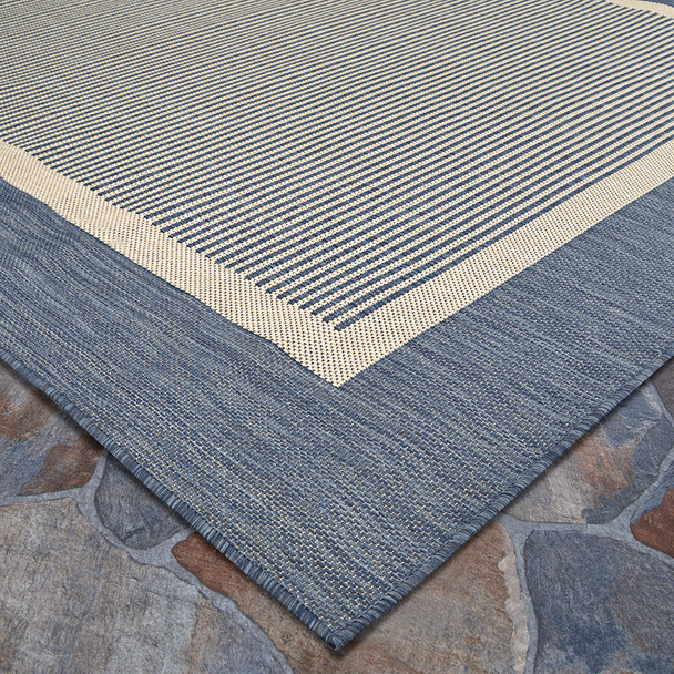 Couristan Palo Santo PS02 4001 Tulum Pool Blue Rug