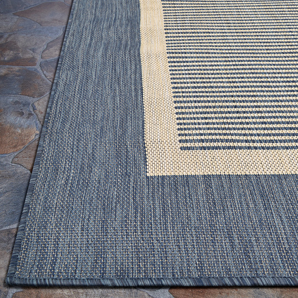 Couristan Palo Santo PS02 4001 Tulum Pool Blue Rug