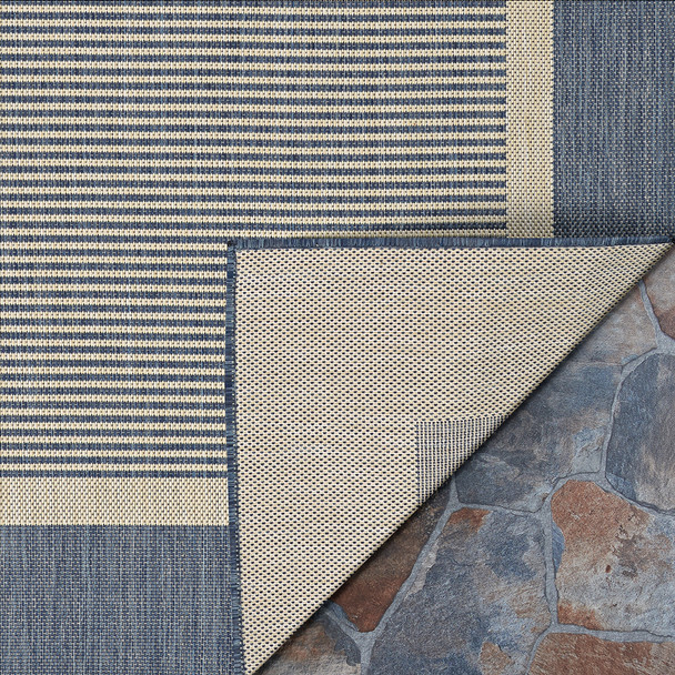 Couristan Palo Santo PS02 4001 Tulum Pool Blue Rug