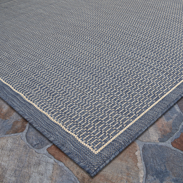 Couristan Palo Santo PS01 4001 La Paz Pool Blue Rug