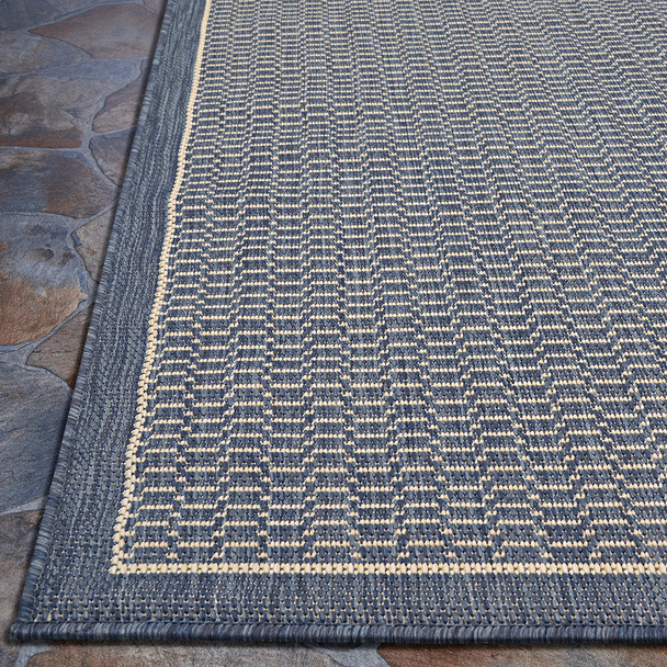 Couristan Palo Santo PS01 4001 La Paz Pool Blue Rug