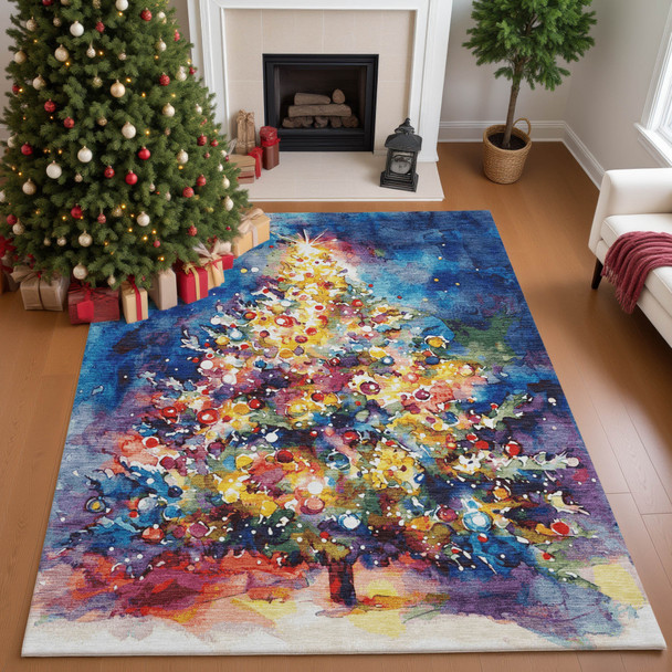 Dalyn Merry & Bright MY14 Navy Rug