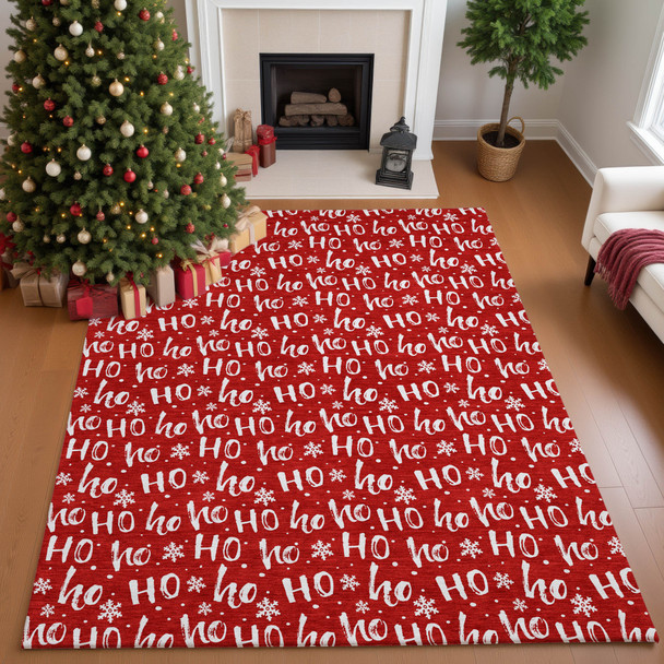 Dalyn Merry & Bright MY22 Red Rug