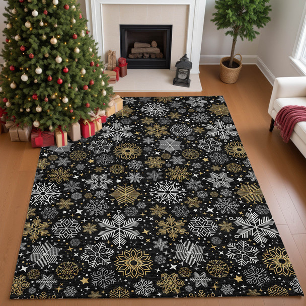 Dalyn Merry & Bright MY25 Black Rug