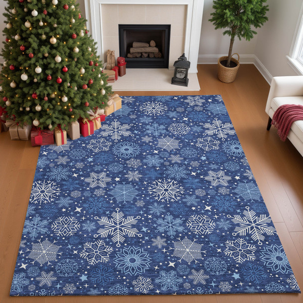 Dalyn Merry & Bright MY25 Navy Rug