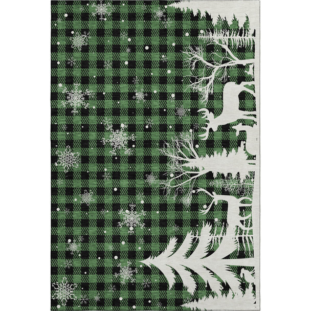 Dalyn Merry & Bright MY26 Green Rug
