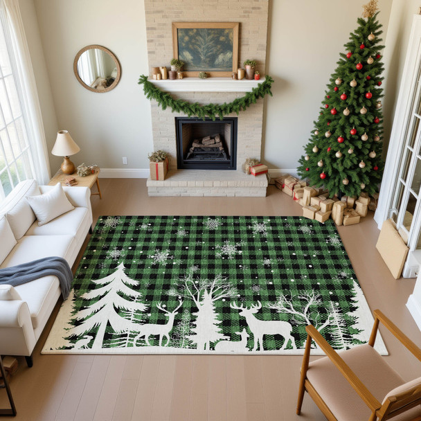 Dalyn Merry & Bright MY26 Green Rug