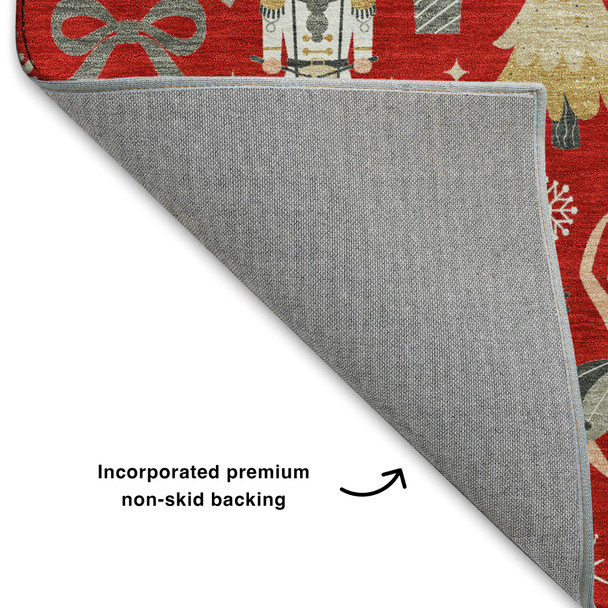 Dalyn Merry & Bright MY29 Red Rug