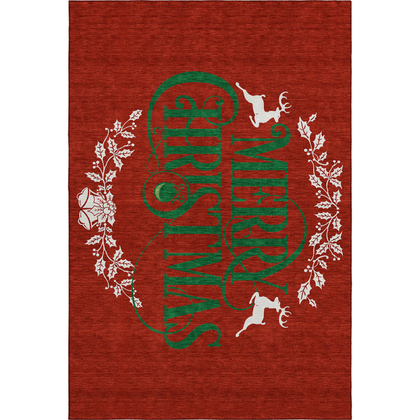 Dalyn Merry & Bright MY6 Red Rug