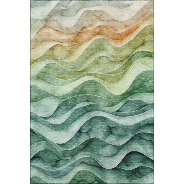 Dalyn Pacifica PA4 Teal Rug