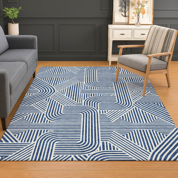Dalyn The Reserve TR14 Navy Rug