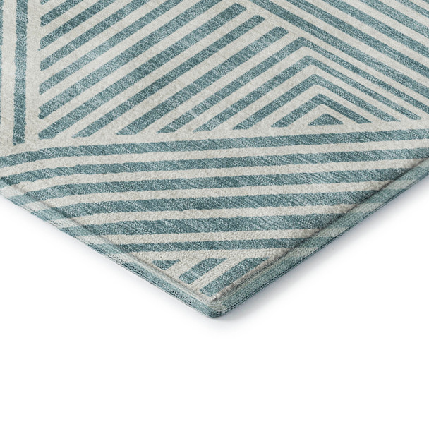 Dalyn The Reserve TR14 Teal Rug