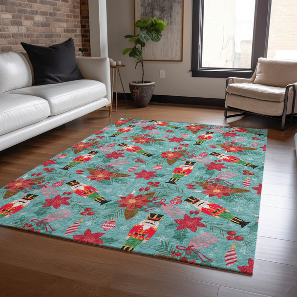 Dalyn Wonderland WN30 Teal Rug