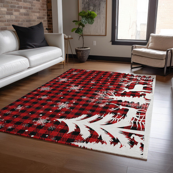 Dalyn Wonderland WN32 Red Rug