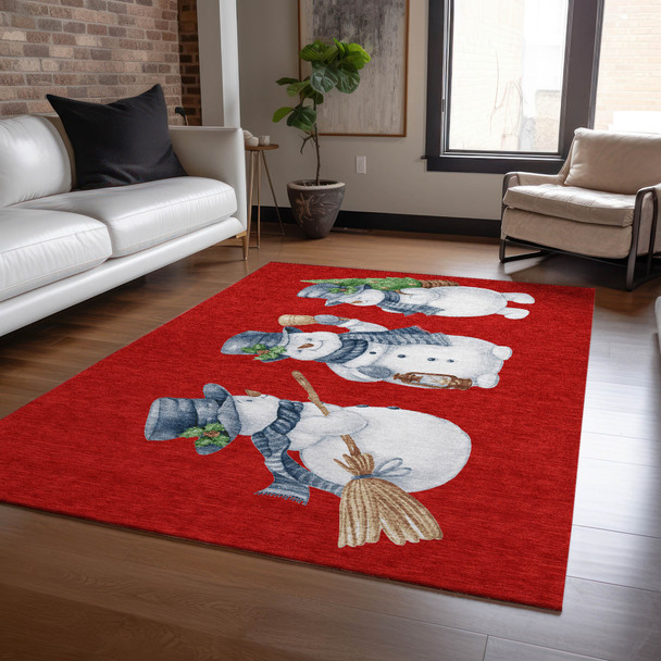 Dalyn Wonderland WN34 Red Rug