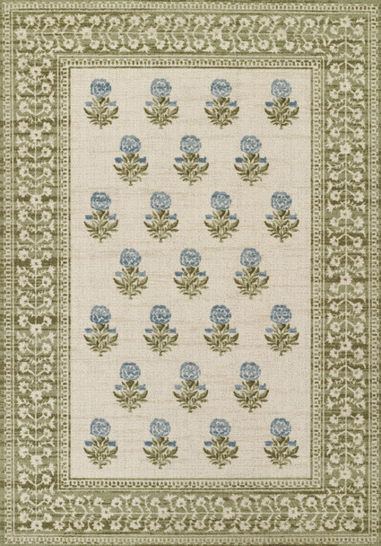 Momeni Bibury BIB-4 Green Rug
