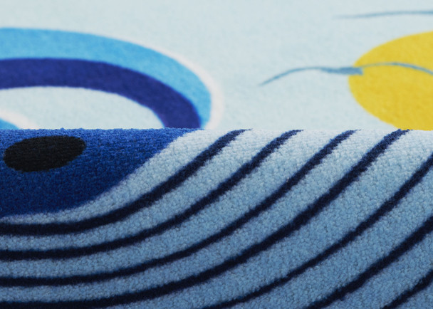 Momeni Playground PLY-3 Blue Rug