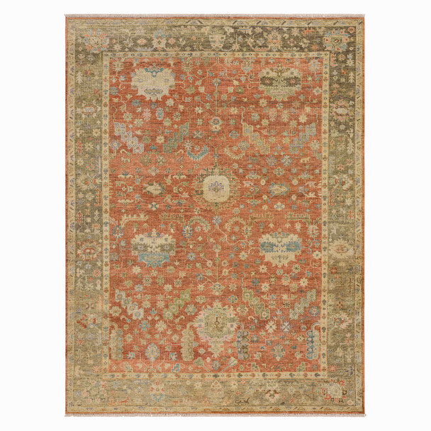 Karastan Mandir R1429 257 Rust Rug