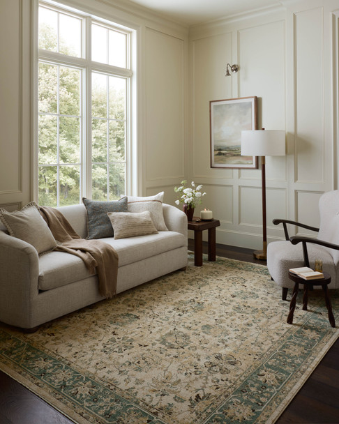 Loloi Briar BRR-05 Ant. Ivory Blue Rug