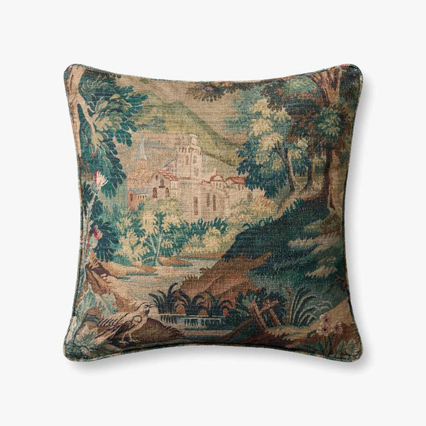 Loloi PLL0211 Green Multi Pillow