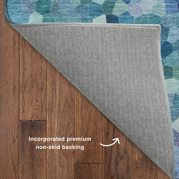 Dalyn Kaleidoscope KL1 Turquoise Rug