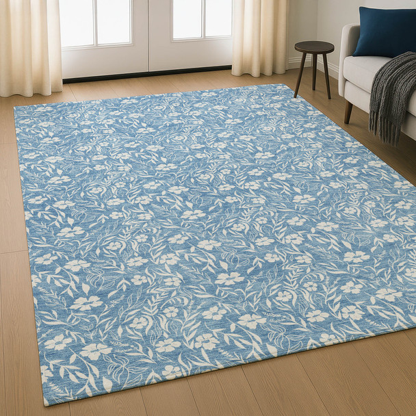 Dalyn Soft Essentials SE4 Denim  Rug