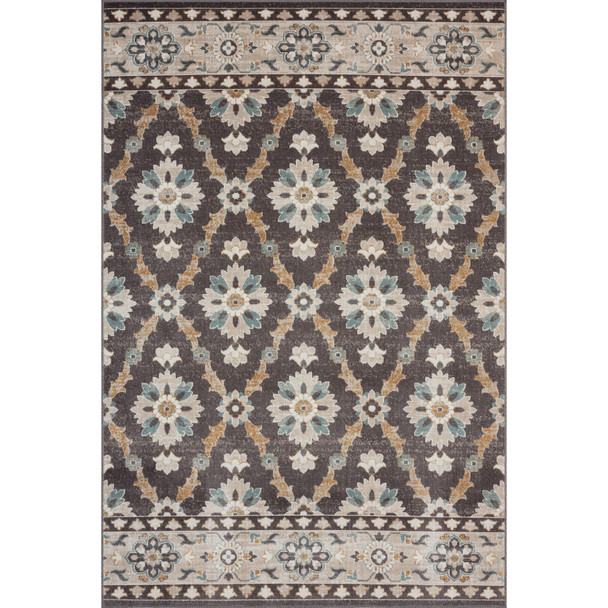 LR Home Antiquity 81463 Brown Beige Rug