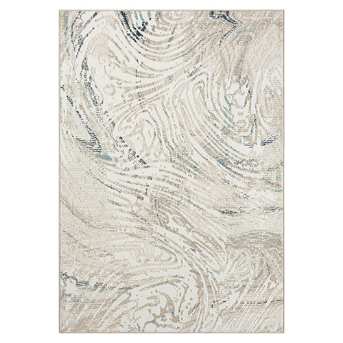 LR Home Avalon 82433 Gray Blue Rug